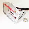 Hongk- Motorcycle Side Mounted License Plate Assembly Chrome Led Tail Brake Light Chromed See Description Compatible With