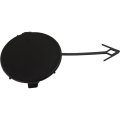 Tow Hook Cover For Mercedes Benz Sprinter 2500 3500 2014 2015 2016 2017 2018 Front Passenger Side Textured Black Pp Plastic 
