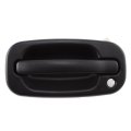 Exterior Door Handle For Chevy Silverado 1500 3500 Classic 2007 Front Driver Side Textured Black With Key Hole Replaces 