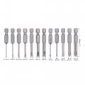 Uxcell 12 Pcs Screwdriver Bit Set 1 4 Hex Shank Magnetic Phillips Slotted Drill Bits 2 Long S2 Steel
