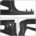 Auto Dynasty To1043127 Front Bumper Cover Support Bracket Compatible With Toyota Tacoma 2016-2023 Passenger Right Side Polished