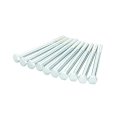 Cap Screw Steel Zinc Silver Hex Head Drive Coarse Thread M8-1 25 By 100mm Callout Size 