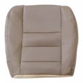 Driver Side Bottom Replacement Seat Cover Leather Med Parchment Tan For Ford F250 F350 F450 F550 Lariat 2002 2003 2004 2005 