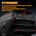 X Autohaux Tail High Mount Brake Stop Light 15170955 Third Rear Cab Roof Center For Chevrolet Gmc Yukon Abs Black Red Housing