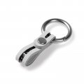 Betterhumz Alcantara Leather Keychain Carbon Fiber Car Case Chain Car Key Lanyard For Fob Home Keys Keyrings Accessories Gray 