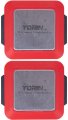 Torin Magnetic Pegboard Panel Tool Storage Organizer 2 In X Pack Mtomp222pkt Red
