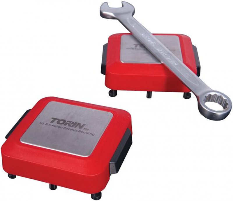 Torin Magnetic Pegboard Panel Tool Storage Organizer 2 In X Pack Mtomp222pkt Red