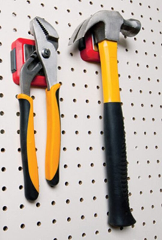 Torin Magnetic Pegboard Panel Tool Storage Organizer 2 In X Pack Mtomp222pkt Red