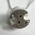 Extra Long Wires Lvs-4-18 Halogen Lamp Socket With 18 Leads For G4 G5 3 G6 35 Bi-pin Light Bulbs A