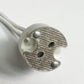 Extra Long Wires Lvs-4-18 Halogen Lamp Socket With 18 Leads For G4 G5 3 G6 35 Bi-pin Light Bulbs A 