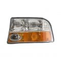 Driver Side Headlight Assembly For Gmc Jimmy 1999 2000 Composite Type With Fog Light 16526225 Gm2502173 