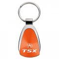 Acura Tsx Orange Teardrop Keychain