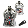 Motorcycle Bell Guardian Angels For Bikers Gremlin Bells Motorcycles With Hanger Eagle Us Flag Cross Biker Bell Luck Evil Eye 