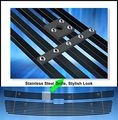 Black Stainless Steel Egrille Billet Grille Grill For 2007-2014 Chevy Tahoe Suburban Avalanche