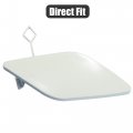 Acropix Front Right Bumper Tow Hook Cover Towing Eye Cap Fit For Mercedes Benz E-class W212 Pack Of 1 White