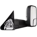 Right Passenger Side Towing Mirror For Dodge Ram 1500 2002 2500 3500 1994 To 2001 Manual Adjust No Heat Signal Black Cap 