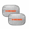 Ipick Image For Hemi Logo Universal Fit Dual Panels 2 Of 28 W X 24 L Easy Folding Windshield Sun Shade