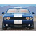 Ipick Image For Hemi Logo Universal Fit Dual Panels 2 Of 28 W X 24 L Easy Folding Windshield Sun Shade