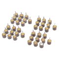 40pcs 1 In X Flap Sanding Wheels 60 80 120 240 Grit Aluminum Oxide For Grinding Deburring And Polishing Metal Wood Fits Drills 