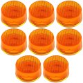 8 Pack 2 In 9 Led Side Marker Clearance Lights Amber Waterproof Roof Cab Running Universal Surface Mount For Trailers And 