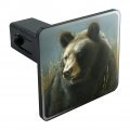 Black Bear Big Game Hunting Tow Trailer Hitch Cover Plug Insert For 1 25 Receivers Abs Plastic With Uv Resistant Resin Top 3 X 