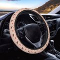 Fehuew Breeds Dog Bulldog Dachshund Dogs Steering Wheel Cover For Women Girls 15 Inch Universal Auto Car Anti Slip Wrap Covers