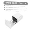 Homoyoyo 2pcs Barn Door Floor Rollers Mount Guide Hardware Adjustables Bottom Guide Stop Handles Scroll Wheel