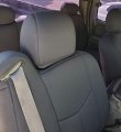 Ecotric Black Front Seat Covers Sets Compatible With 1999-2006 Chevy Chevrolet Silverado Gmc Sierra 1500 Extended Cab Pickup