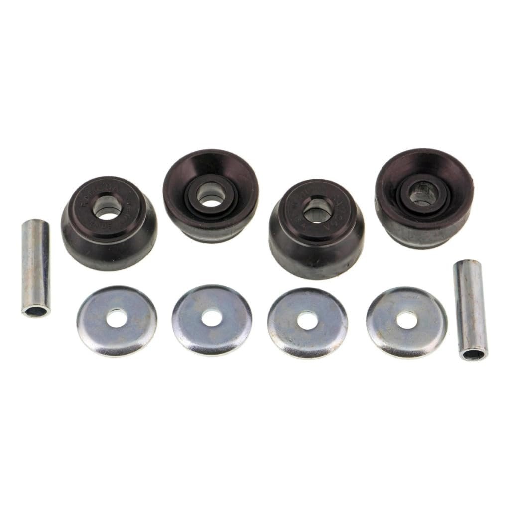Strut Rod Bushing Set For 1990 2002 Honda Accord Sedan Coupe Wagon Natural Rubber Black 1 22 In Height Front Position Alx Pau