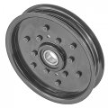 Caltric Flat Idler Pulley Compatible With John Deere Lx172 Lx173 Lx176 Lx178 Lx186 Lx188 Lx280 Lx289