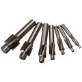 Valink 7pcs Set M3 2-m12 4 Hss Countersink End Mill Cutters Drill Bits Set Flute Metaling Slot Drill Bit Woodworking Pilot