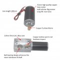 12v Electric Gearbox Motor Ball Bearing Wear Resistance Reduce Reversible Worm Gear 8mm Shaft For Curtain Machines Advertising