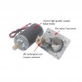 12v Electric Gearbox Motor Ball Bearing Wear Resistance Reduce Reversible Worm Gear 8mm Shaft For Curtain Machines Advertising