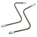 Hoypeyfiy 47318-04110 A Pair Of Brake Tube Caliper Flex Hose Front Left And Right Replacement For Toyota Tacoma 2005-2011 