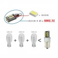 Werfamily 1156 1141 1073 7506 Ba15s Super Bright 15 Smd 2835 High Power Rv Camper Trailer White Led Backup Brake Turn Signal