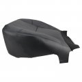 Autokay Black Driver Passenger Bottom Seat Cover Fits For Cadillac Escalade 2007-2014