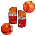 Tail Light Brake Lamp Rear Halogen Outer Driver And Passenger Side Replacement For T-acoma 2001-2004 Red Lens Direct