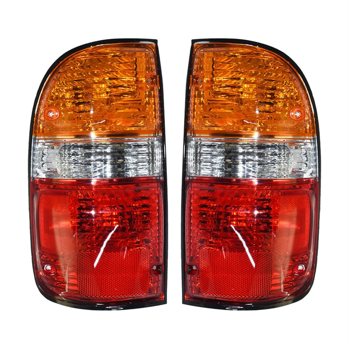 Tail Light Brake Lamp Rear Halogen Outer Driver And Passenger Side Replacement For T-acoma 2001-2004 Red Lens Direct