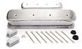 Valve Cover Pair For Small Block Chevy Tall 3 11 16 In Height Baffled Polished Aluminum Center Bolt With Grommets And Hardware