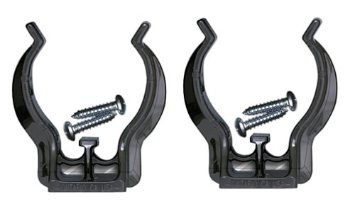 Maglite Black Mounting Brackets For Aa Mini 2 Pk