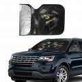 Foruidea Black Wolf Car Windshield Sun Shade Autoshade For Truck Suv-blocks Rays Sun Visor Protector-keeps Your Vehicle Cool 51