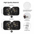 Foruidea Black Wolf Car Windshield Sun Shade Autoshade For Truck Suv-blocks Rays Sun Visor Protector-keeps Your Vehicle Cool 51