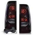 Tail Lights Assembly Pair For Chevy Silverado 2003-2006 Rear Light Lamp Smoke Left And Right With Harness Dark Lens 