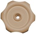 Rv Designer Collection H719 Shaft Window Knob 1-inch Beige Quantity 1