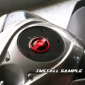 Autobahn88 Motorcycle Fuel Tank Cap Keyless Quick Lock Release Compatible With Suzuki Rf900r 1994-1997 Blade Style