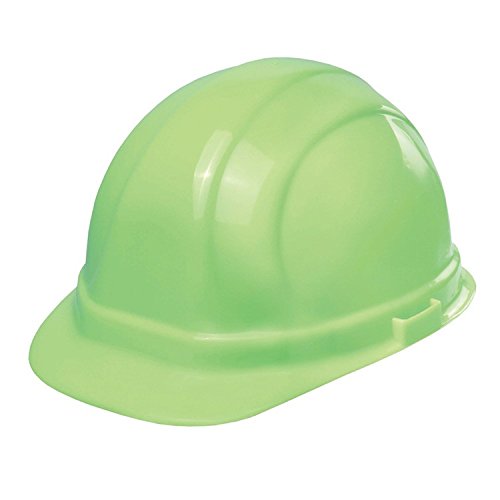 Erb 19902 Omega Ii Cap Style Hard Hat With Mega Ratchet Glow In The Dark
