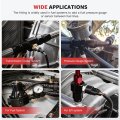 6an Fuel Pressure Gauge Adapter Fitting With 1 8 Npt Port 37a Flare 60a Taper Seal Black
