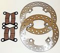 Polaris 570 Rzr Front Brakes Pads And Brake Rotors 