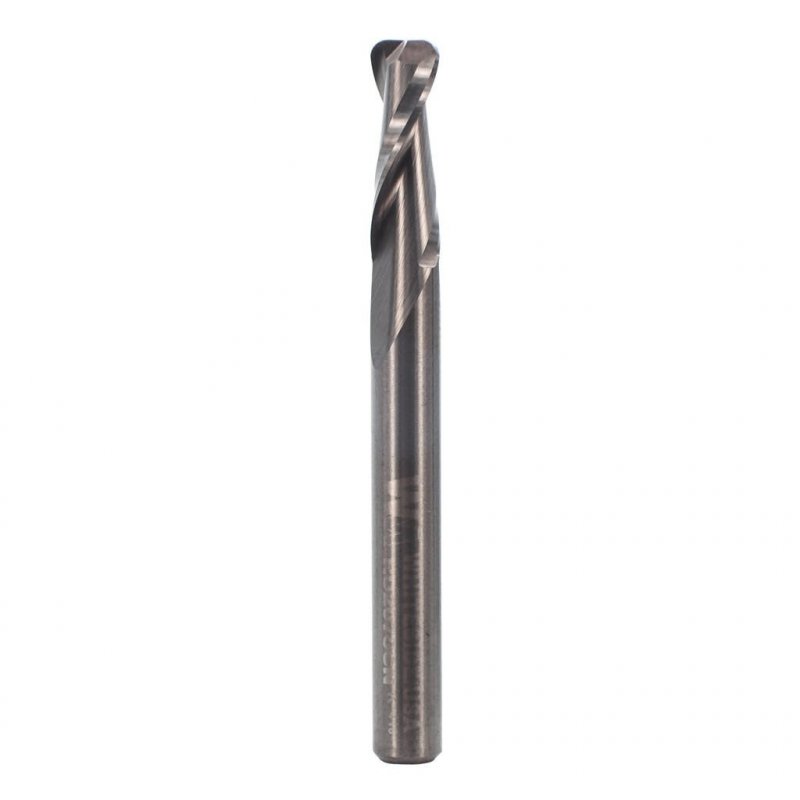 Ru2075cn Upcut Spiral Cove Nose Cnc Router Bit 1 4 In Shank Diameter By 16 Radius Carbide