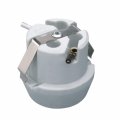 Twdrtdd Porcelain Keyless Socket Medium Base Lamp Holder With Rim And Double Snap In Clip 